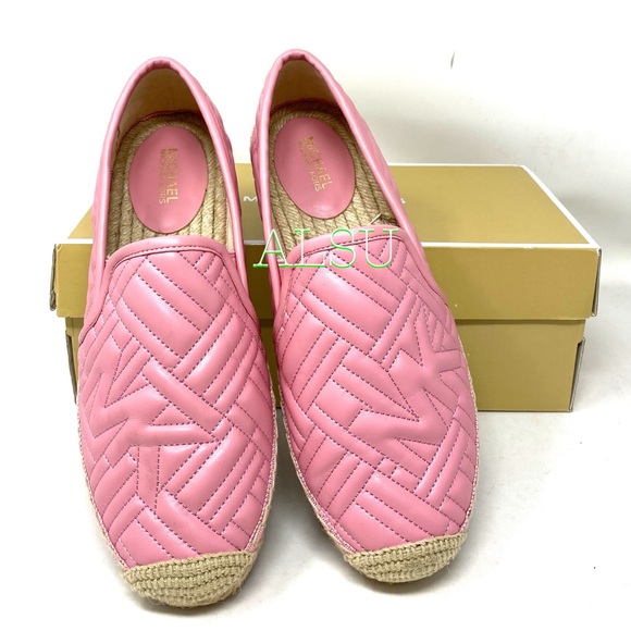 Michael Kors Hastings Espadrille Slip On Napa Pink - Picture 9 of 11